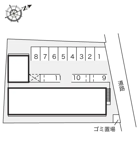 ★手数料０円★堺市西区浜寺諏訪森町中　月極駐車場（LP）